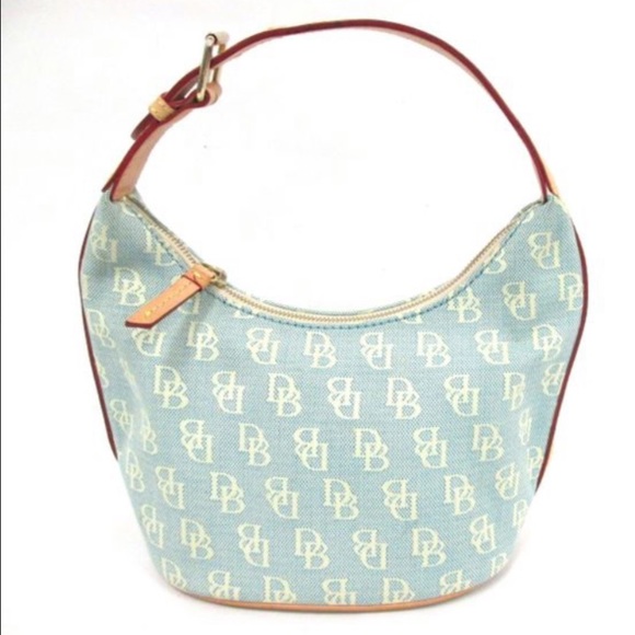 Dooney and Bourke small bucket handbag in Denim - Picture 2 of 4